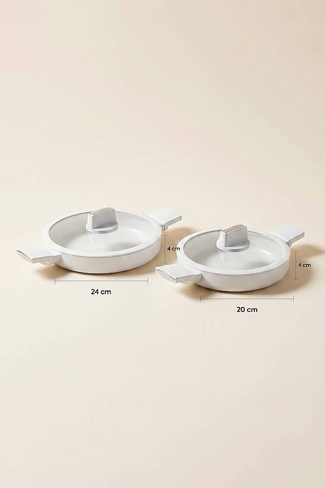 Ultimate Pro Silikon Kapaklı 2 li Sahan Set - 4