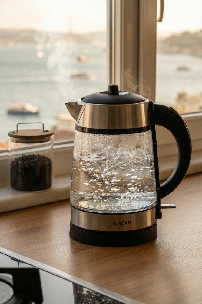 Ultimate Pro Tea Max Cam İnox Çay Makinesi - 2