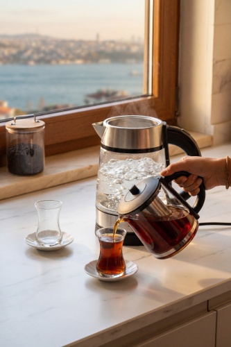 Ultimate Pro Tea Max Cam İnox Çay Makinesi - 4