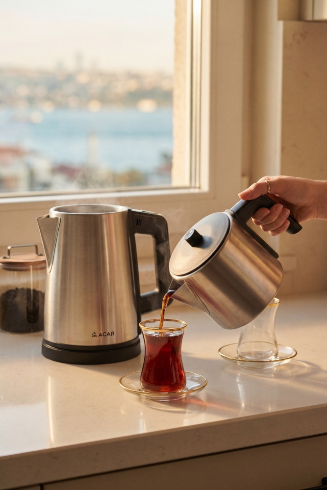 Ultimate Pro Tea Max İnox Çay Makinesi Parlak - 3