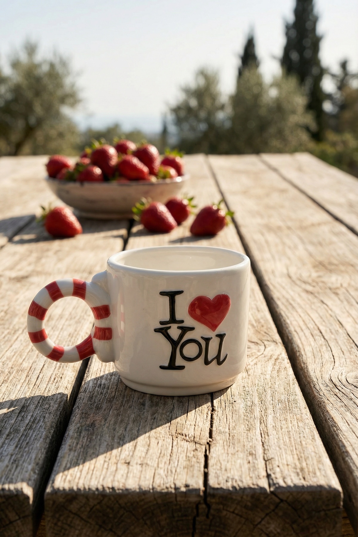 Valentine Love Porselen Kupa - 425 ml