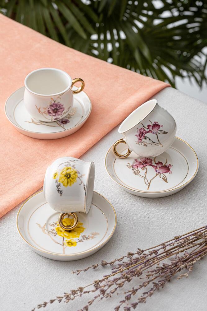 Valerie Set Of 6 Coffee Cups - 90 Ml - 6