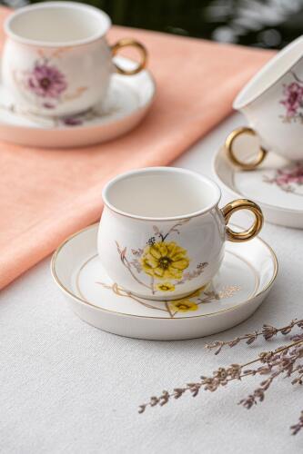 Valerie Set Of 6 Coffee Cups - 90 Ml - 7