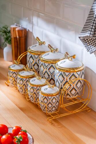 Vapor 8 Parça Baharat Kavanoz Seti - Acar