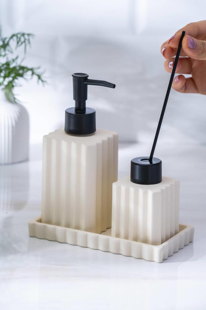 Vega Krem 3 Parça Banyo Seti - 2