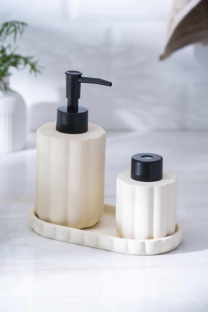 Vega Krem 3 Parça Banyo Seti - 1