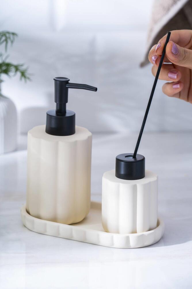 Vega Krem 3 Parça Banyo Seti - 2