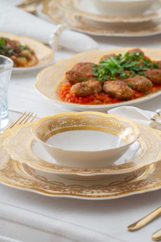 Vendome 12 Kişilik 60 Parça Porselen Yemek Takımı - 6