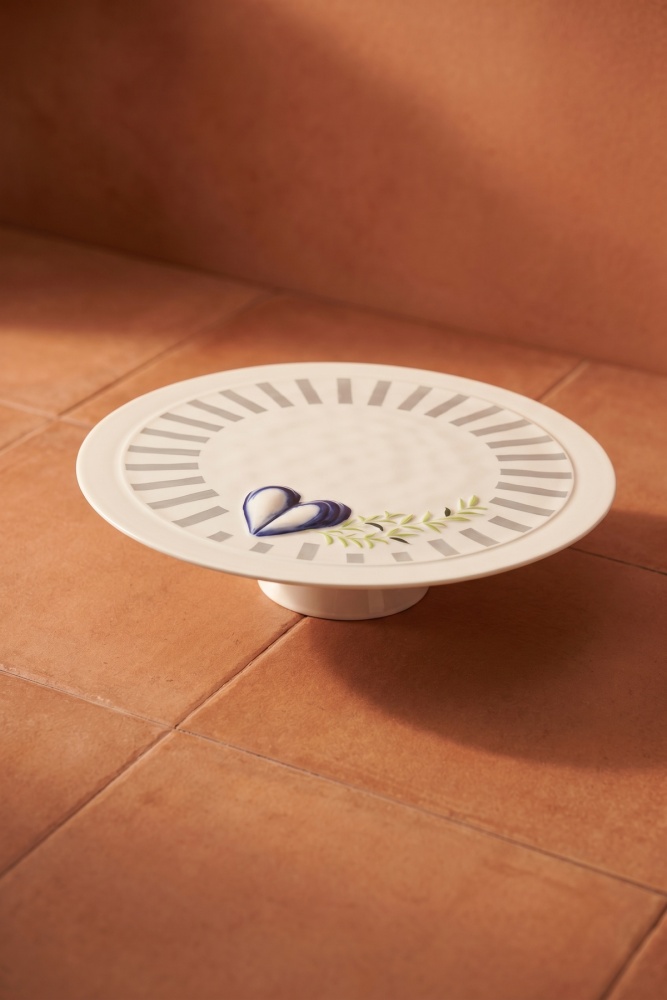 Vetrina Porselen Ayaklı Sunum Standı Gri - 34 cm - 3