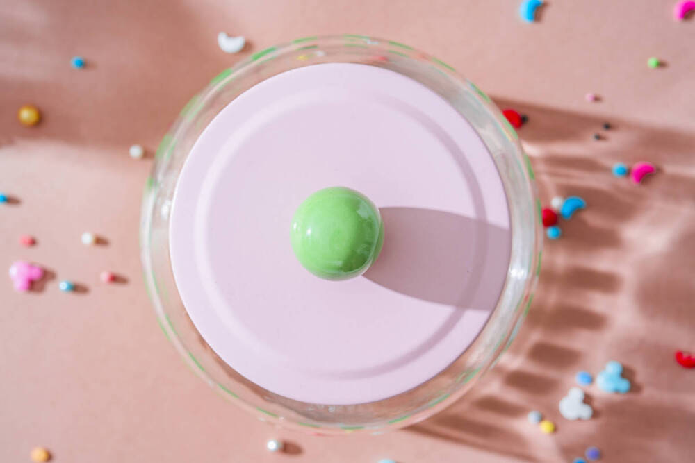 Vicenza Renkli Cam Kavanoz - 2,2 L - 5