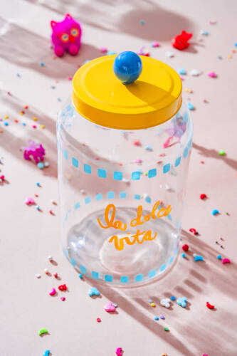 Vicenza Renkli Cam Kavanoz - 4 L - 2