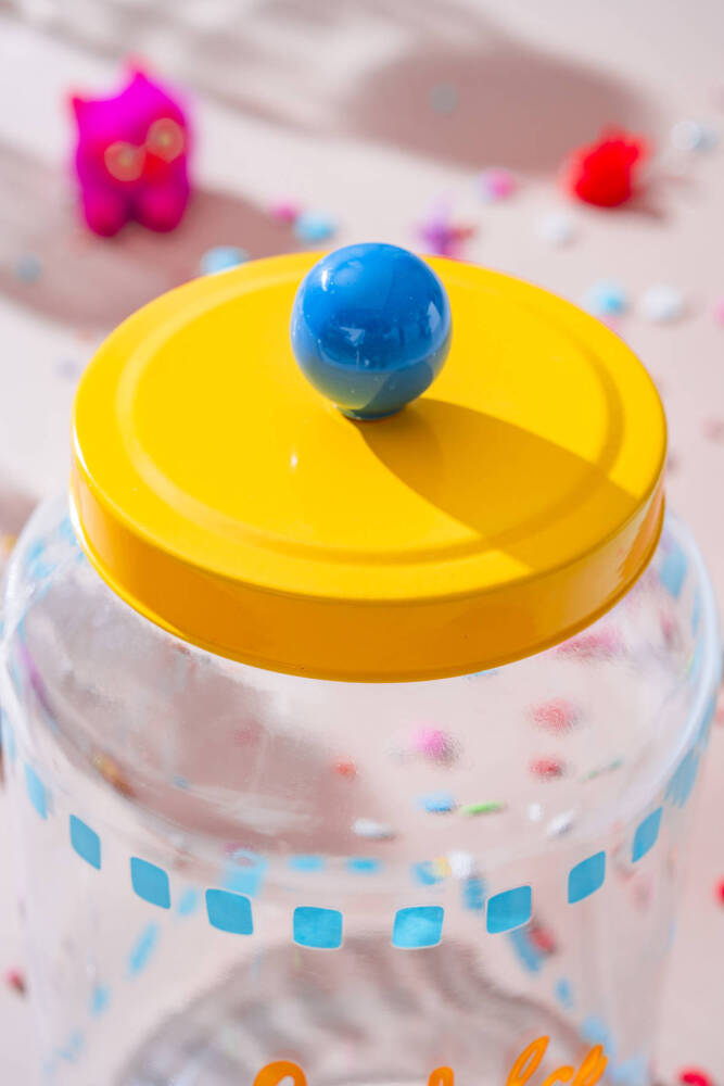 Vicenza Renkli Cam Kavanoz - 4 L - 4