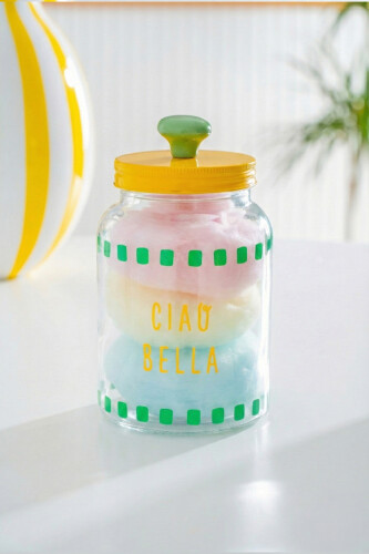 Vicenza Renkli Cam Kavanoz - 900 ml - Acar