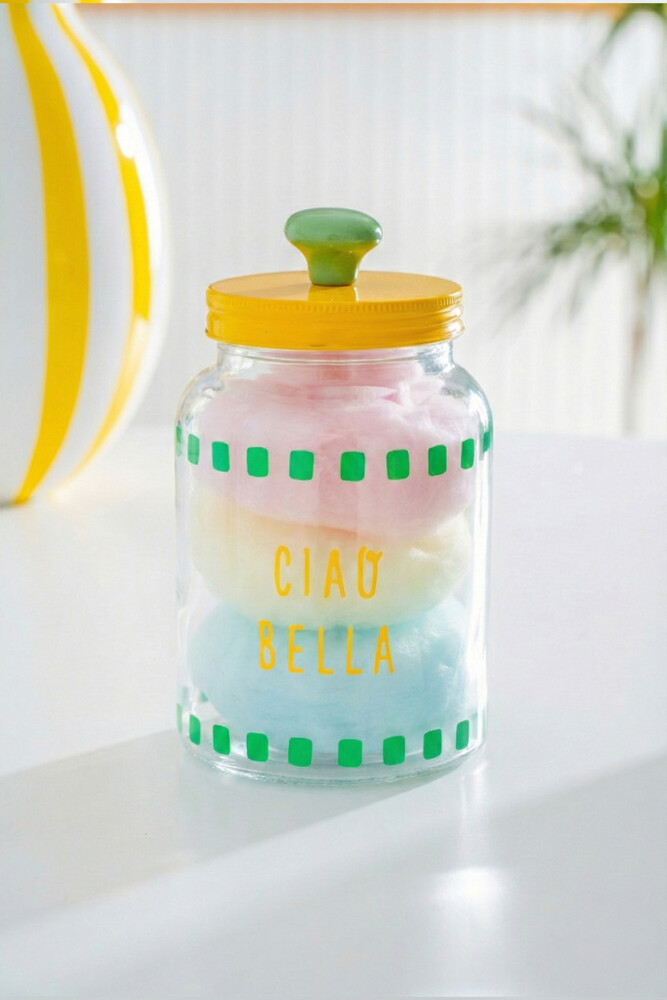 Vicenza Renkli Cam Kavanoz - 900 ml - 1