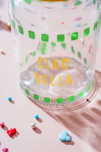 Vicenza Renkli Cam Kavanoz - 900 ml - 3