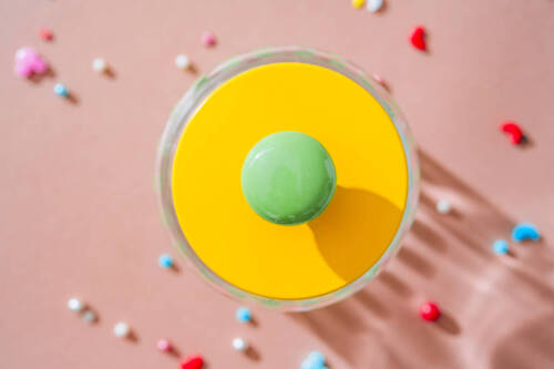 Vicenza Renkli Cam Kavanoz - 900 ml - 5