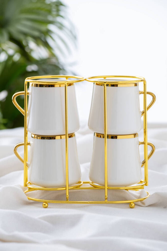 Victorian Porcelain Mug For 4 Persons With Stand - 3