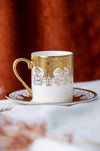 Adora 6 Kişilik Kahve Fincanı Takımı - 90 ml - Acar