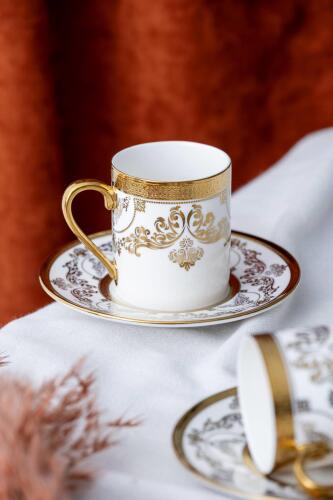 Vienna 6 Kişilik Kahve Fincanı Takımı - 90 ml 