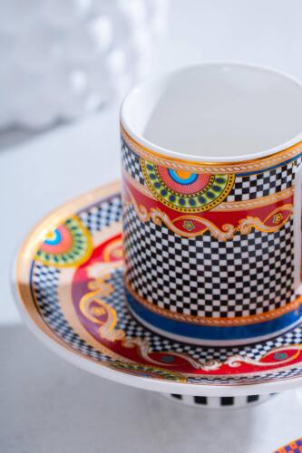 Vietri 6 Kişilik Kahve Fincanı Takımı - 90 ml - 2