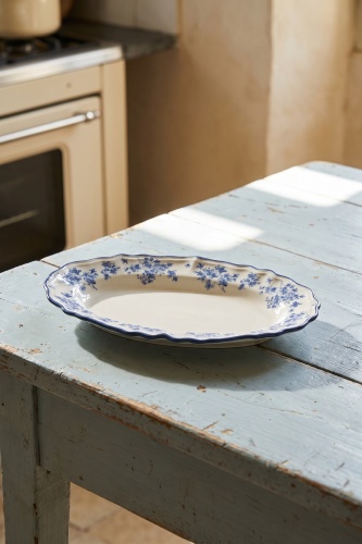 Vintage Garden Porselen Oval Tabak - 19 cm - 2