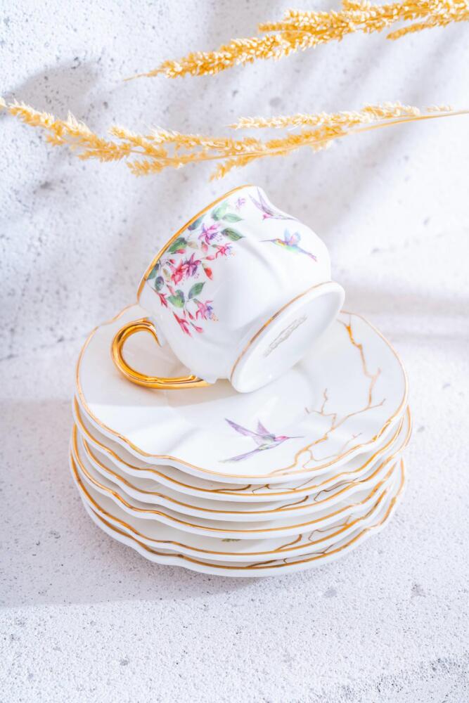 Viola 6 Kişilik Kahve Fincanı Takımı - 90 ml - 2