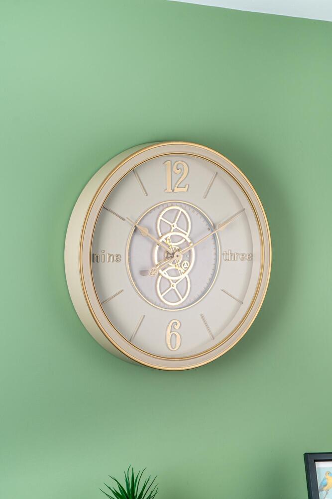 Wheel Wall Clock - 59 Cm - 1