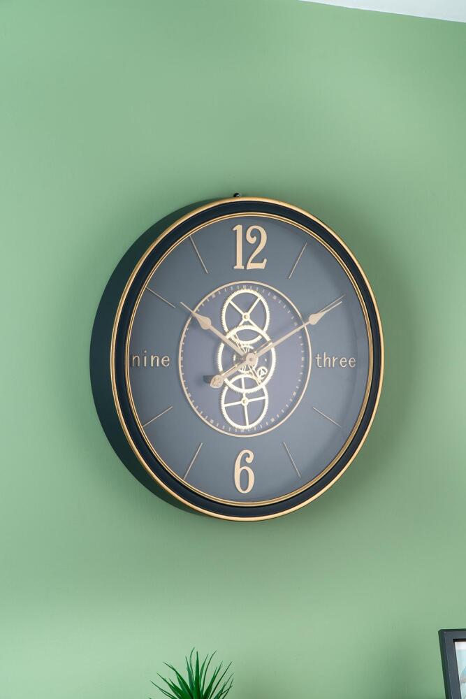 Wheel Wall Clock - 59 Cm - 2