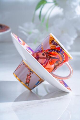 Whisper 6 Kişilik Porselen Kahve Fincanı Takımı - 90 ml - 3