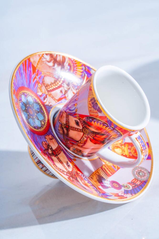 Whisper 6 Kişilik Porselen Kahve Fincanı Takımı - 90 ml - 5