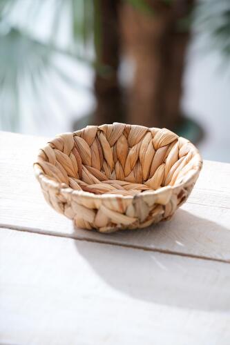 Wicker Hasır Ekmek Sepeti - 15 cm - 3
