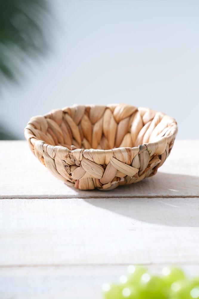 Wicker Hasır Ekmek Sepeti - 15 cm - 4
