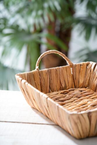 Wicker Hasır Ekmek Sepeti - 29 cm - 4