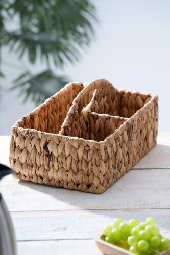Wicker Hasır Kaşıklık Düzenleyici - 30 cm - 4