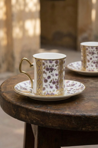 Wilmot 6 Kişilik Kahve Fincan Takımı - 90 ml - 4