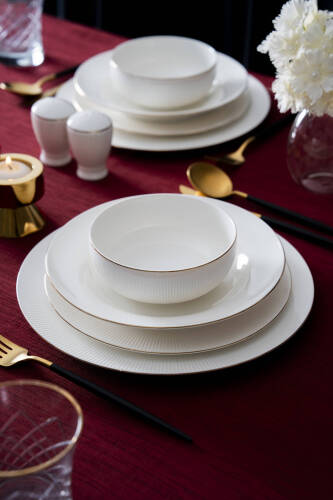 Zahara 6 Kişilik 27 Parça Porselen Yemek Takımı - Acar