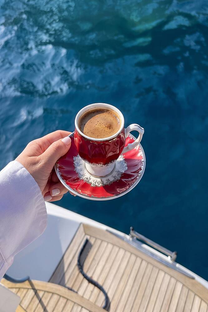 Zetian 6 Kişilik Porselen Kahve Fincanı Takımı - 90 ml - 3